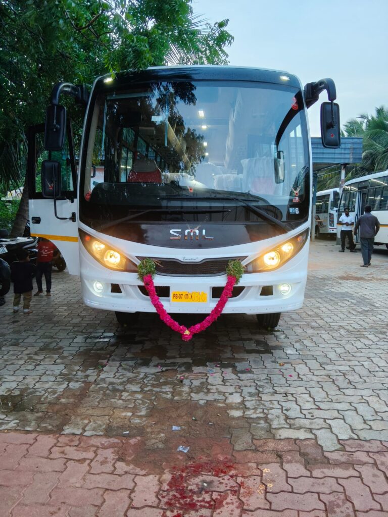SMl 36 Bus rental Pondicherry - Atoz Tours and travels Pondicherry 